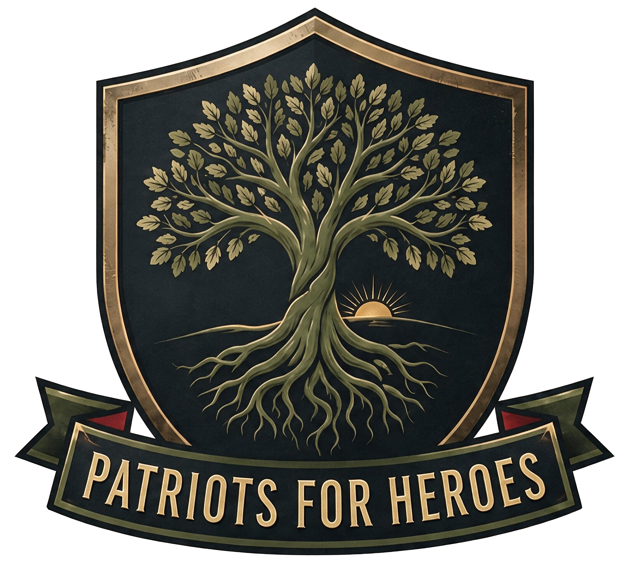 Patriots for Heroes logo